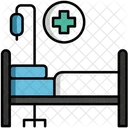 Intensive Care Medical Bed Hospital Bed Icon