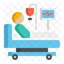 Intensive Care Medical Bed Hospital Bed Icon