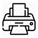 Inter Paper Printing Icon
