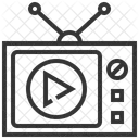Interacao Rede Televisao Ícone