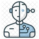 Interaccion Humano Robot Icono