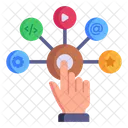 Interacción social  Icono