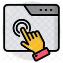 Interaction Finger Tap Finger Touch Icon