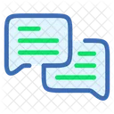 Interaction Interactive Chat Bubble 아이콘