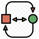 Spatial Interaction Connectivite Icône