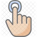 Interactive Touch Click Icon