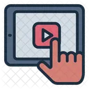 Interactive Video Tablet Video Icon