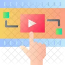 Interactive Video  Icon