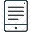 Interactivo Contenido Tableta Icono