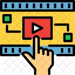 Interaktives Video  Symbol