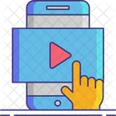 Interaktives Video  Symbol