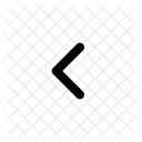 Signo De Intercalacion A La Izquierda Icono