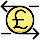 Cambio Moneda Extranjera Libra Icon