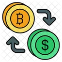 Cambio De Bitcoin A Dolar Bitcoin Dolar Icono