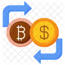 Intercambio de criptomonedas  Icon