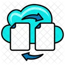 Compartir archivos en la nube  Icono