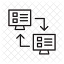 El intercambio de datos  Icono