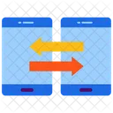 Intercambio de datos  Icono
