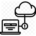 Intercambio de datos en la nube  Icono