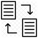 Compartir Documentos Intercambiar Archivos Compartir Archivos Icono