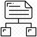 Intercambio De Documentos Servidor De Datos Archivo Icono