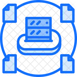 Intercambio de servidores en la nube  Icono