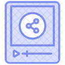 Compartir Videos Video Compartir Icono