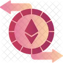 Intercambio de ethereum  Icono