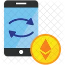 Intercambio Ethereum Moneda Intercambio Icon