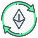 Intercambio de ethereum  Icono