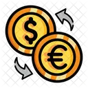 Intercambio financiero  Icono