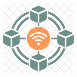 Interconexión de datos  Icono