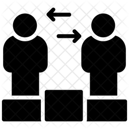 Interconnected Icon - Download in Glyph Style