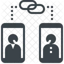 Interconnected Communication  Icon