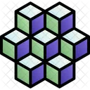 Cube Pattern Grid Icon