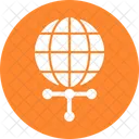 Interconnected Network Internet Internet Connectivity Icon