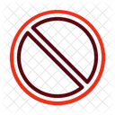 Interdit Defendu Interdiction Icône