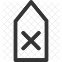 Interdit Haut Symbole Icône