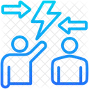 Interessenkonflikt  Symbol