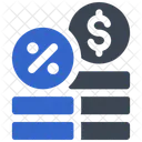 Interest percentage  Icon