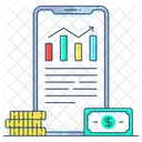 Interest Rate Benefit Rate Data Analytics Icon