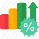 Interest Rate Bank Currency Icon