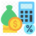 Interest rate  Icon