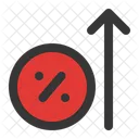 Interest Rate Profit Margin Increase Icon