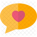 Love Chat Bubble Icon
