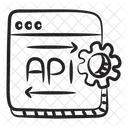 Interface API Desenvolvimento De Aplicativos Aplicativo De Software Ícone