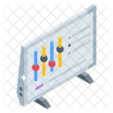 Controle De Interface Ajuste Do Painel Botoes De Controle Ícone