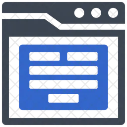 Interface de envio de formulário  Ícone