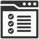 Lista Tarefas Lista De Verificacao Ícone