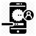 Interface de login móvel  Ícone